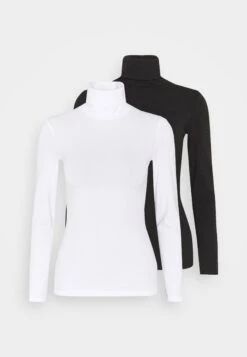 Anna Field 2 Pack - Longsleeve - Black/White -Mode Goedkoop 0fcff950906943e8a3b550c9d4c8162c
