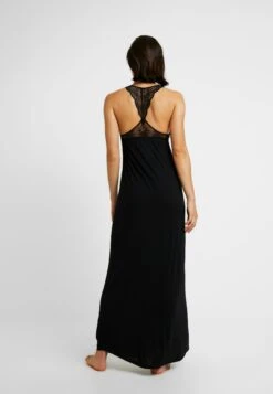 Anna Field Anna Long Viscose Dress- Nachtjapon - Black -Mode Goedkoop 10e5b321d6434ffdbbb5d172b7ad7489