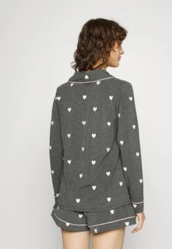 Anna Field Pyjama - Dark Grey/Pink -Mode Goedkoop 2a8acec178724d569337a035ed5901d7