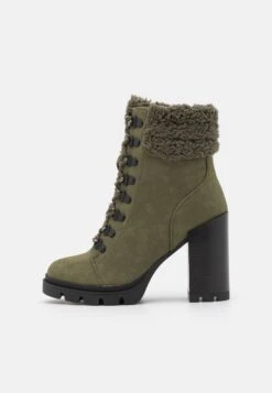 Anna Field Leather - Veterboots - Khaki -Mode Goedkoop 334bc6f40fe746f7a42524c385fb5aed