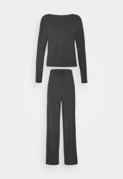 Anna Field Wide Leg - Pyjama - Dark Grey -Mode Goedkoop 34c4b3211e1c41ff8ea8df81296bd993