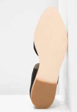 Anna Field Leather - Ballerina'S Met Enkelbandjes - Black -Mode Goedkoop 7015ee8befd64b60b9ebe91daa333492