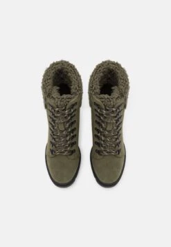 Anna Field Leather - Veterboots - Khaki -Mode Goedkoop 7d8c23ada9ed4ab4b7dcf756f86fb7ba