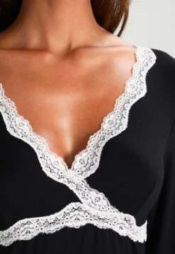 Anna Field Nachtjapon - Black -Mode Goedkoop 9cbb26f39b384778a8a395532fe9436b