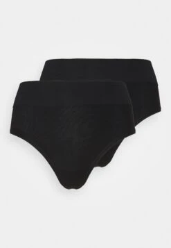 Anna Field 2Pp High Waist Thong - String - Black -Mode Goedkoop ac60c9acfebe4964ac8a53e807d6f502