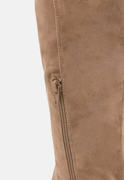 Overknee Laarzen - Beige -Mode Goedkoop af53d6c8665e471991951c7a51a10581