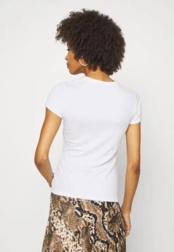 Anna Field 2 Pack - T-Shirt Basic - White/Black -Mode Goedkoop b464a48077614423855397c6589f7bdf