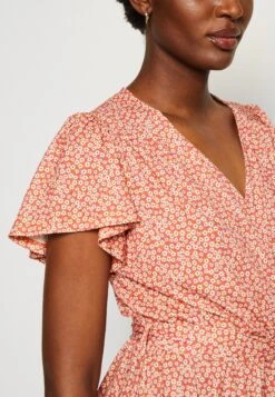 Anna Field Jurk - Brown/White -Mode Goedkoop bd5c221358784b13845a06ac72b3cf08