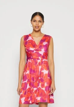 Anna Field Jerseyjurk - Red/Pink -Mode Goedkoop c2117d5472f2405d999bed8f3a44d7e2