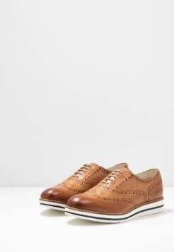 Anna Field Leather - Sportieve Veterschoenen - Cognac -Mode Goedkoop c63208e013b947dc987ae4c00b94aaef