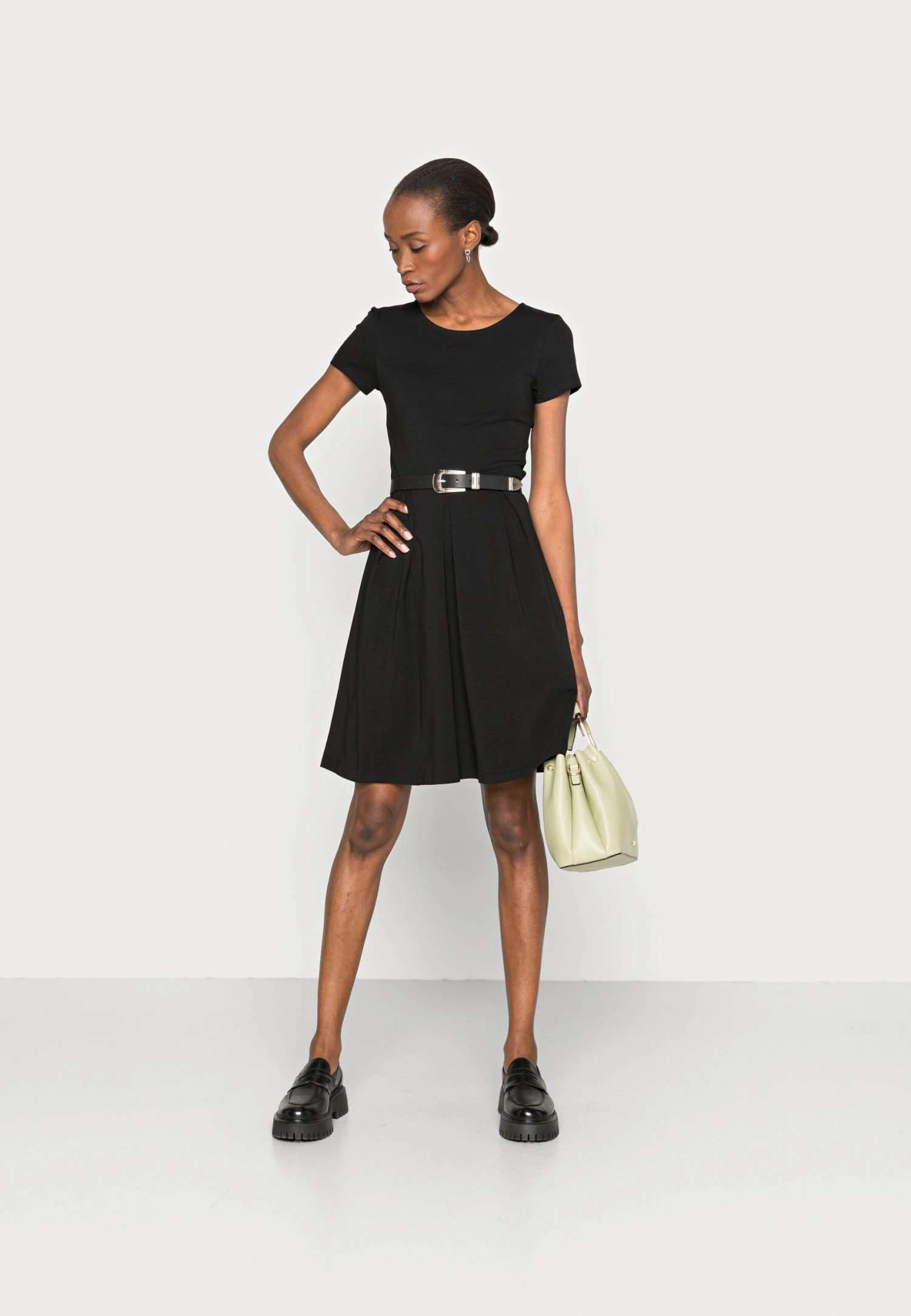 Anna Field Jerseyjurk - Black 4 Anna Field Jerseyjurk - Black - Image 2