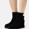Anna Field Leather Winter Boot - Korte Laarzen - Black -Mode Goedkoop f1d70edb8fbf441cab5ebd179f76f8f0