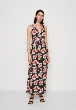 Anna Field Maxi-Jurk - Black/Pink/Multicoloured -Mode Goedkoop fda181fcb2834fab92927fac87b04738